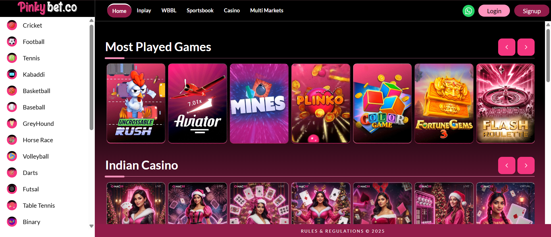 Pinkybet - Official Betting Exchange India